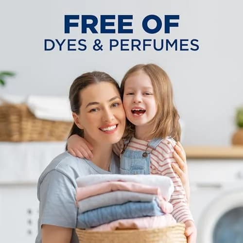 ARM & HAMMER Sensitive Skin Free & Clear Liquid Laundry Detergent 3 L (105 Fl Oz) | Dermatologist-Tested Hypoallergenic Formula thumbnail 4
