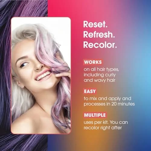 One 'N Only Colorfix Semi Permanent Hair Color Remover Kit 2.67 Oz Pack of 3 | Nourishing Argan Oil for Versatile Color Correction thumbnail 4
