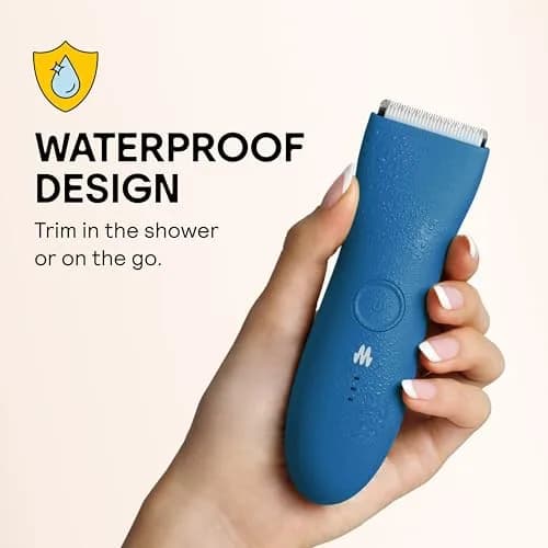 MERIDIAN The Trimmer Original Body Hair Trimmer for Men, Waterproof & Rechargeable, 3-12mm Guides | Smooth, Irritation-Free Grooming thumbnail 5