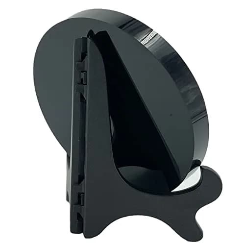 AGERYU Black Obsidian Scrying Mirror 150mm (5.9in) | Feng Shui Divination Tool thumbnail 7