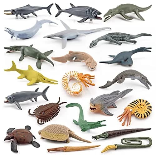 GUFOPONAS 22PCS Prehistoric Sea Creatures Toy Set | 4 Inch Marine Animal Figures for Kids thumbnail 1