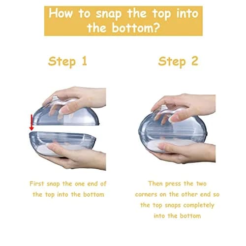WENRIKO Hamster Sand Bath Container with Scoop, 14cm (5.5in) L x 9cm (3.6in) W x 9cm (3.6in) H | Easy Clean, Anti-Sand Spill Design thumbnail 5