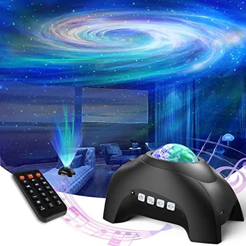 AIRIVO Galaxy Star Projector | 3-in-1 Night Light, Music & White Noise | Bedroom & Party Decor thumbnail 1