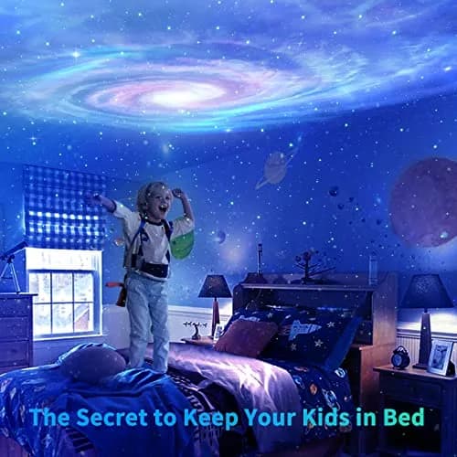 AIRIVO Galaxy Star Projector | 3-in-1 Night Light, Music & White Noise | Bedroom & Party Decor thumbnail 6