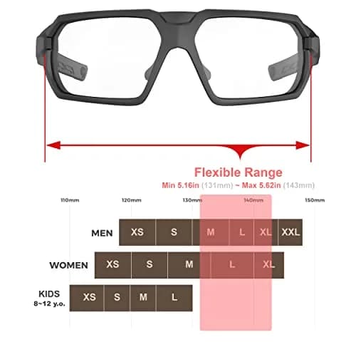 HTS HUNTERSKY Q37 Anti Fog Tactical Shooting Glasses Large | Ballistic Eye Protection OSHA thumbnail 9