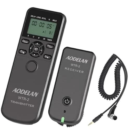 AODELAN Wireless Remote Control for Nikon Cameras | Timer Remote Shutter Release with Timer & Wireless Functions thumbnail 1