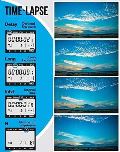 AODELAN Wireless Remote Control for Nikon Cameras | Timer Remote Shutter Release with Timer & Wireless Functions thumbnail 4