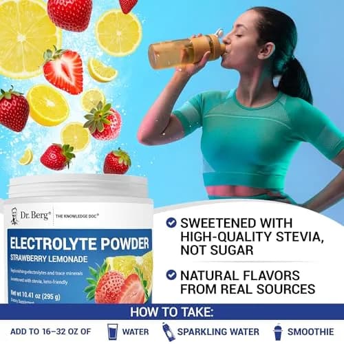 Dr. Berg Zero Sugar Hydration Keto Electrolyte Powder 300g | Supports Ketosis & Hydration thumbnail 5
