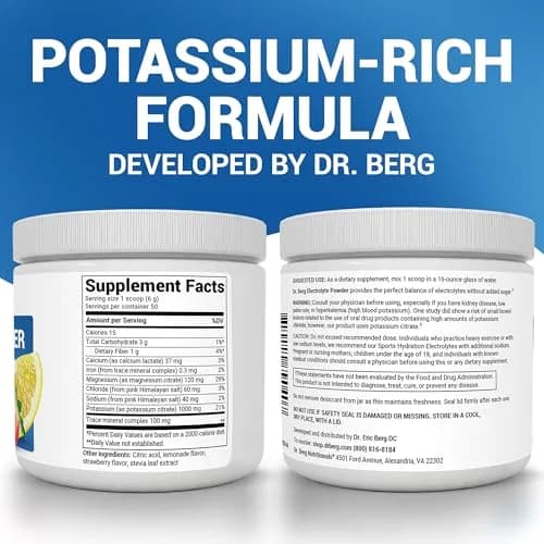 Dr. Berg Zero Sugar Hydration Keto Electrolyte Powder 300g | Supports Ketosis & Hydration thumbnail 3