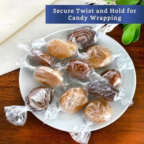 FIESTA WRAPS Clear Candy Wrappers 600-pk (3.5x5 in) | Cellophane Candy Wrappers for Homemade & Commercial Use thumbnail 5