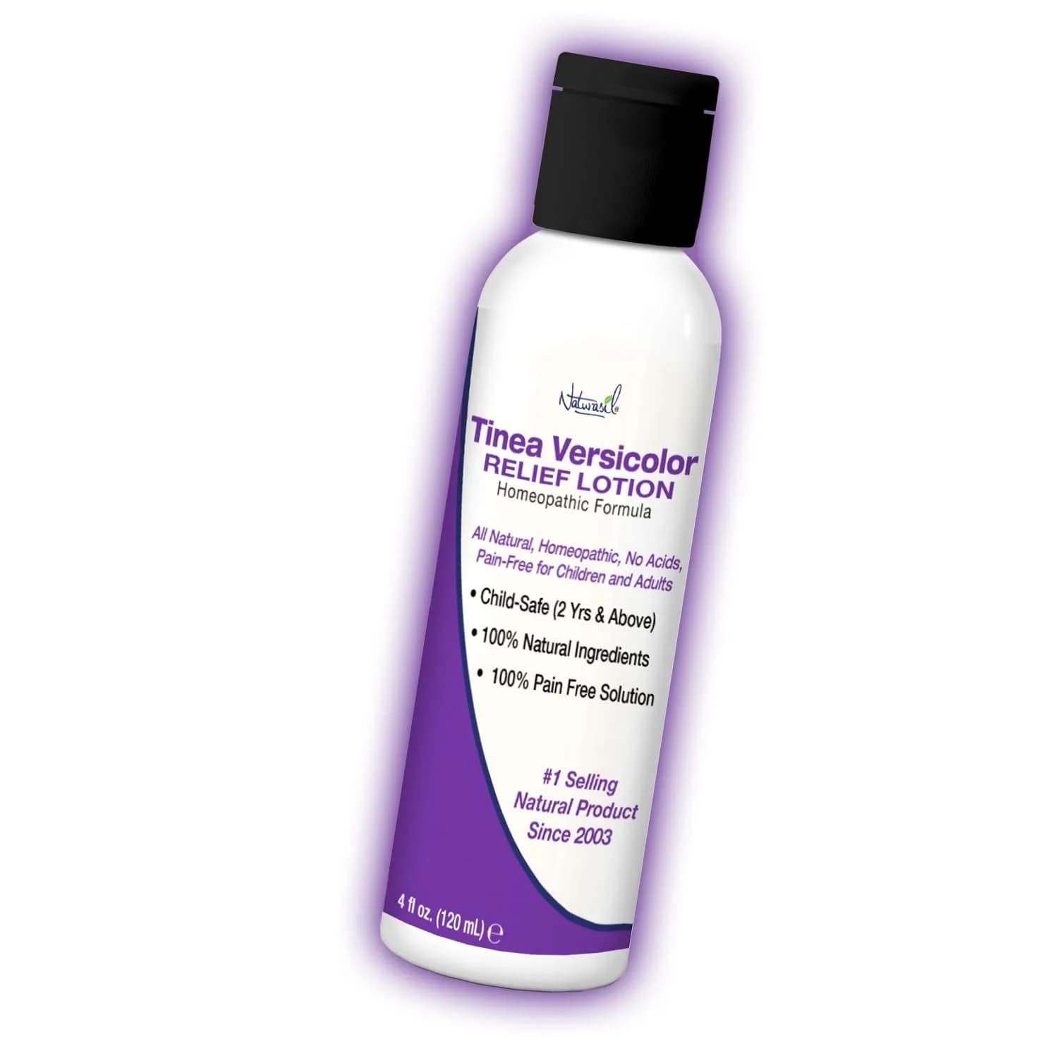 Naturasil Tinea Versicolor Treatment Lotion for Uneven Skin Tone | Fast-Acting Homeopathic 4 oz — Tinea Lotion