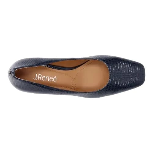 J.Reneé Olivienne Navy Women's Flats 9 Wide | Casual Style with Block Heel (70-120 chars) thumbnail 4