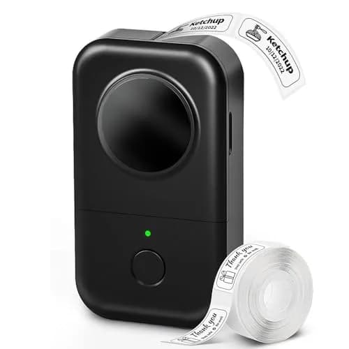 Phomemo D30 Portable Thermal Label Printer Machine + 1 Label Tape | 220V Compatible thumbnail 1