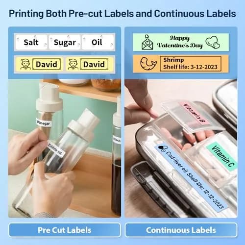 Phomemo D30 Portable Thermal Label Printer Machine + 1 Label Tape | 220V Compatible thumbnail 3
