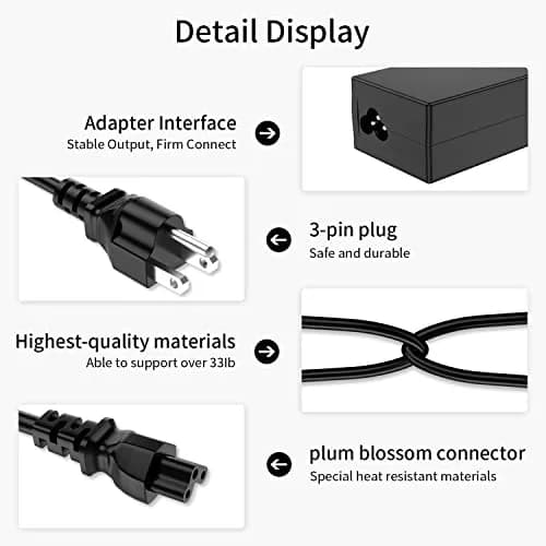 UCANUUP 19V 65W AC Power Adapter for JBL Xtreme 2 | Compatible with JBL Portable Speakers thumbnail 3