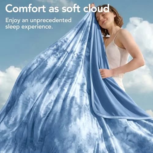 Topcee Cooling Blanket Queen Size 228x228 cm (90"x90") | Breathable Fabric for Hot Sleepers thumbnail 6
