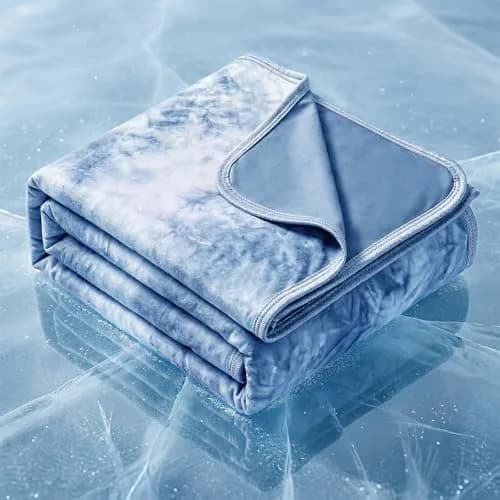Topcee Cooling Blanket Queen Size 203x224 cm (80"x88") | Breathable & Moisture-Wicking for Hot Sleepers thumbnail 1