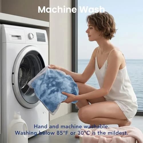 Topcee Cooling Blanket Queen Size 203x224 cm (80"x88") | Breathable & Moisture-Wicking for Hot Sleepers thumbnail 7