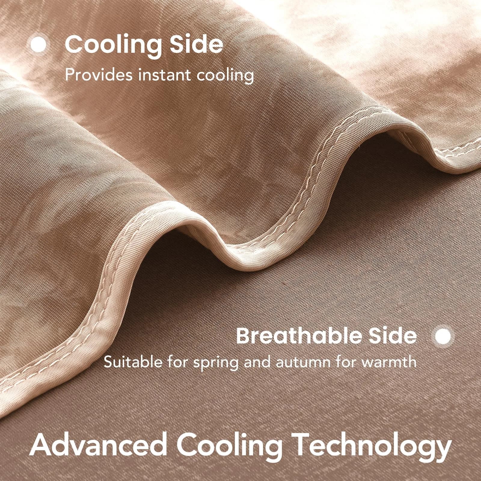 Topcee Cooling Blanket 228x228 cm (90"x90") | Arc-Chill Q-Max>0.35 for Hot Sleepers - view 5