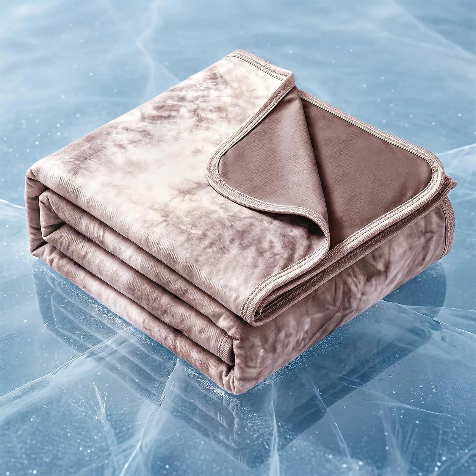Topcee Cooling Blanket Queen Size 228x228 cm (90"x90") | Breathable & Lightweight for Hot Sleepers