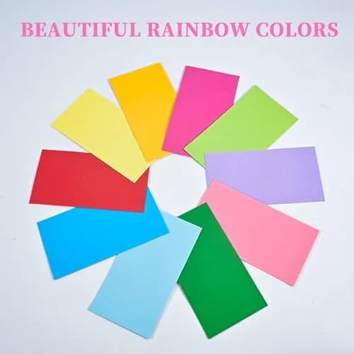 Swesara Small Envelopes 2.25 x 3.5 Inch (100-Pack) | Colorful Mini Envelopes for Seeds, Cash, Coins thumbnail 2