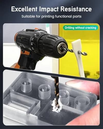 SUNLU ABS-Like 3D Printer Resin 2000g (70.55 oz) Dark Grey | High Precision Photopolymer for LCD/DLP/SLA Printers thumbnail 4
