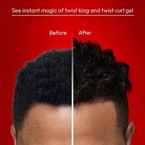 Red by Kiss Hair Brush & Twist Gel Set for Curly Hair | Nourishing & Durable Styling Tools thumbnail 6