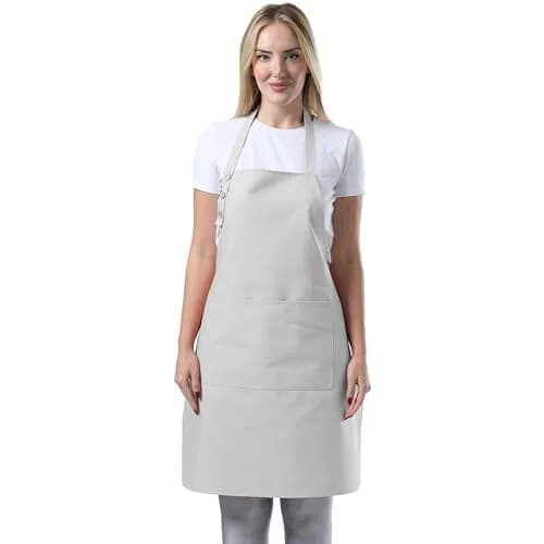 TOSHE Kitchen Apron for Women & Men Waterdrop Resistant, Adjustable Button | Water-Resistant, Adjustable Fit thumbnail 1