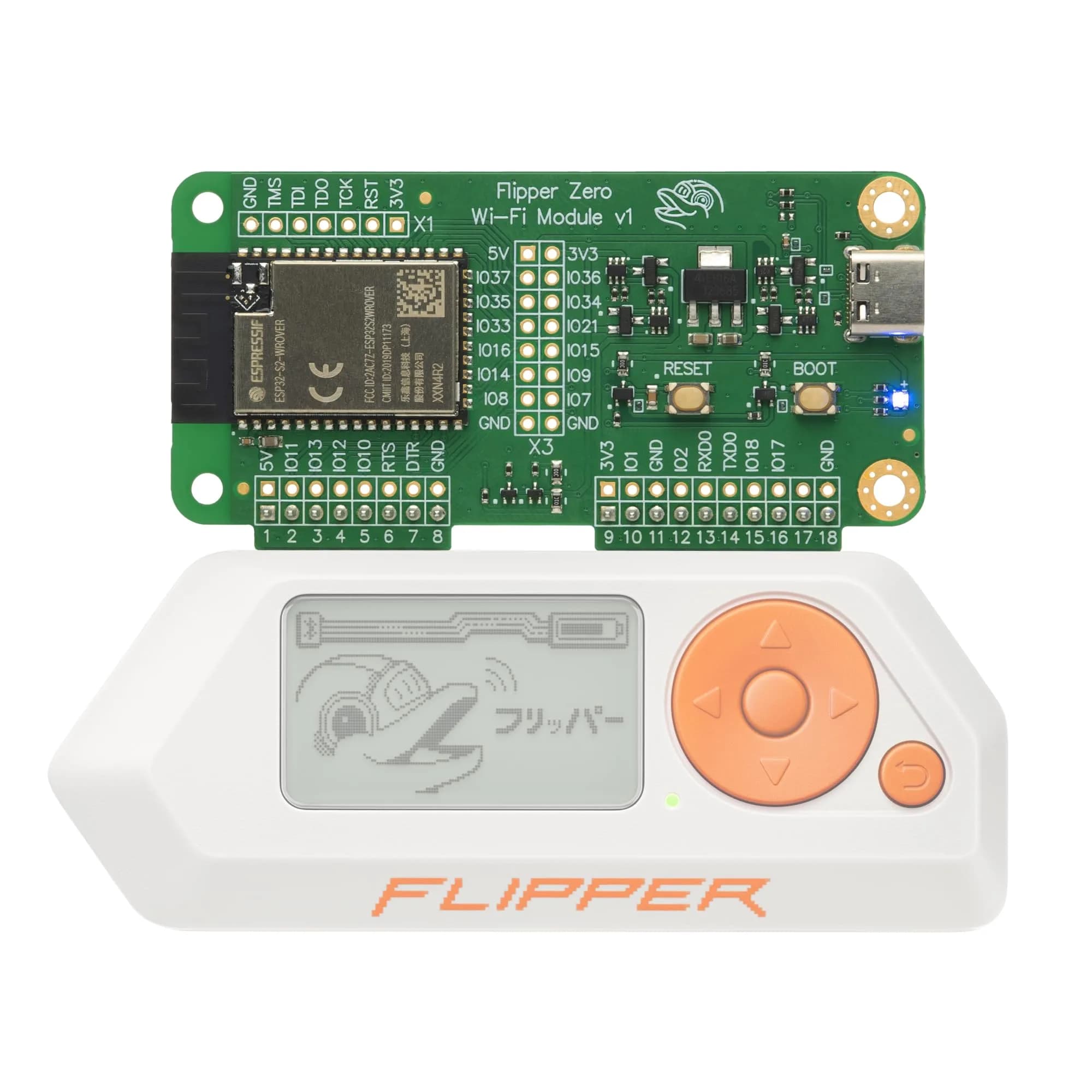 Flipper Wi-Fi Developer Board for Flipper Zero – ESP32-S2 Wireless Module with USB-C & GPIO - main product image