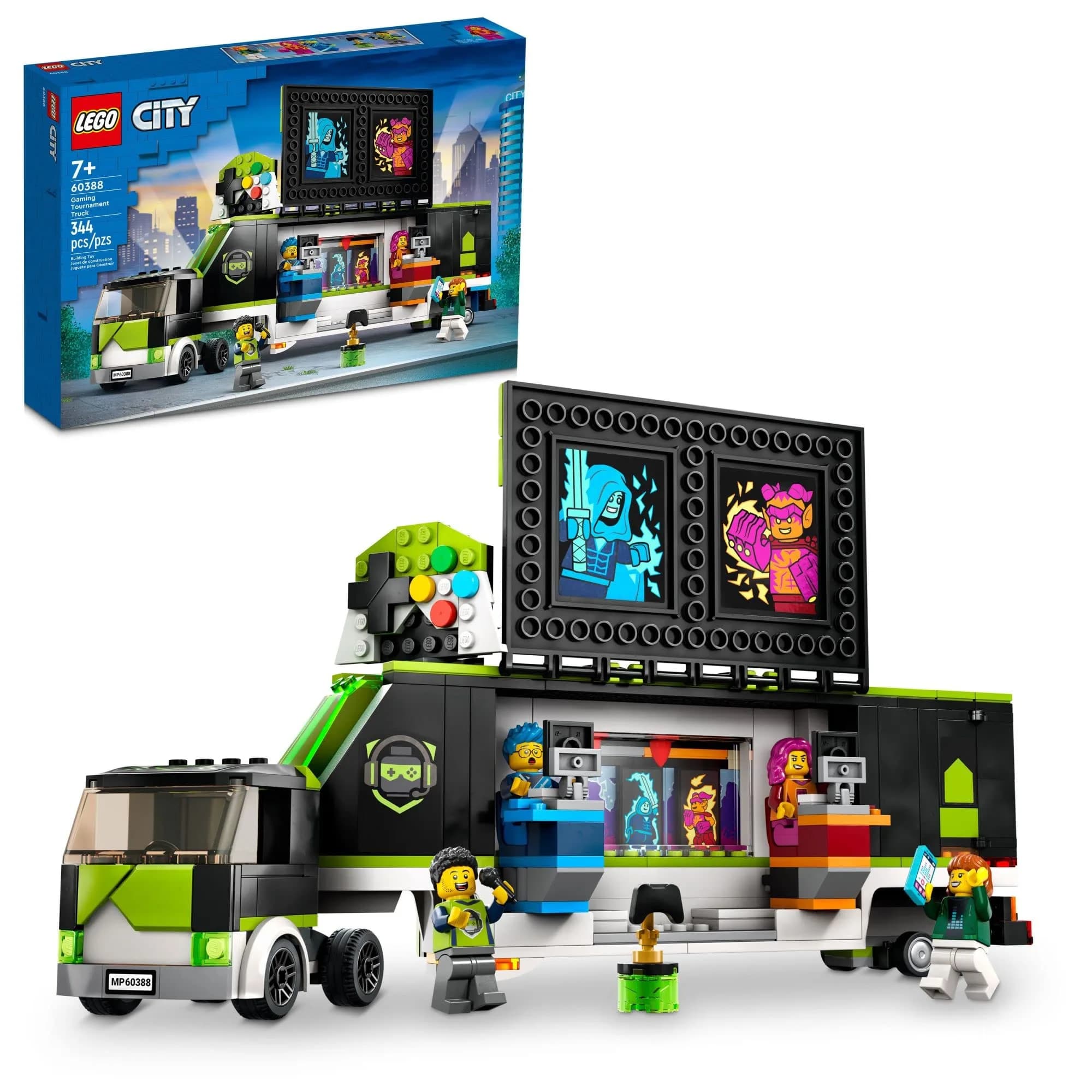 LEGO City Gaming Tournament Truck 60388 | Esports Vehicle Toy Set for Kids 7+ — Multicolor