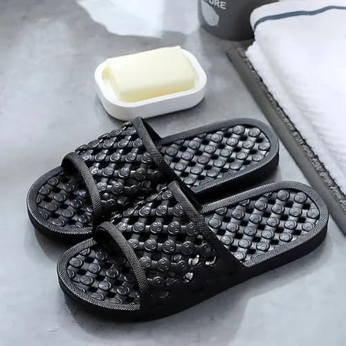 AYYDMY Quick Drying Shower Shoes for Men and Women | Black, US Men 8-10 / Women 9.5-10 thumbnail 4