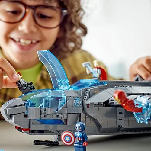 LEGO Marvel The Avengers Quinjet 76248 | Spaceship Building Toy Set with Minifigures for Kids 9+ thumbnail 5