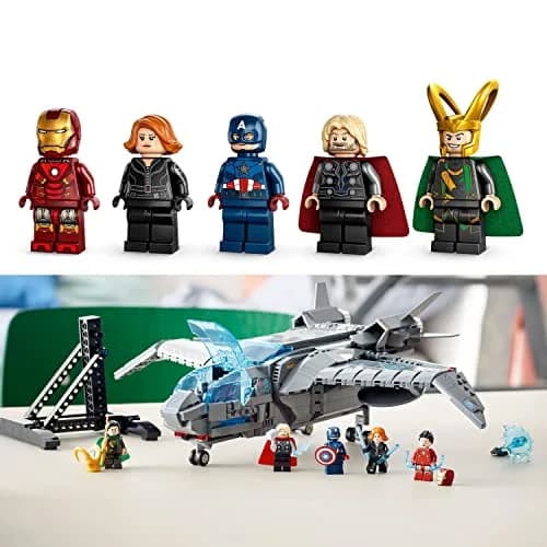 LEGO Marvel The Avengers Quinjet 76248 | Spaceship Building Toy Set with Minifigures for Kids 9+ thumbnail 6
