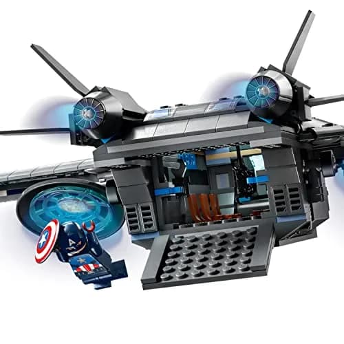 LEGO Marvel The Avengers Quinjet 76248 | Spaceship Building Toy Set with Minifigures for Kids 9+ thumbnail 3