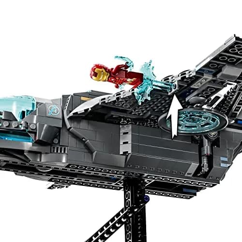 LEGO Marvel The Avengers Quinjet 76248 | Spaceship Building Toy Set with Minifigures for Kids 9+ thumbnail 4