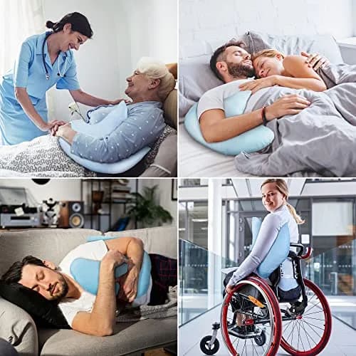 Allersoft Allercool SPJ Pillow for Post Shoulder Surgery Recovery | 33cm (13" L x 4" H x 14" W) thumbnail 10