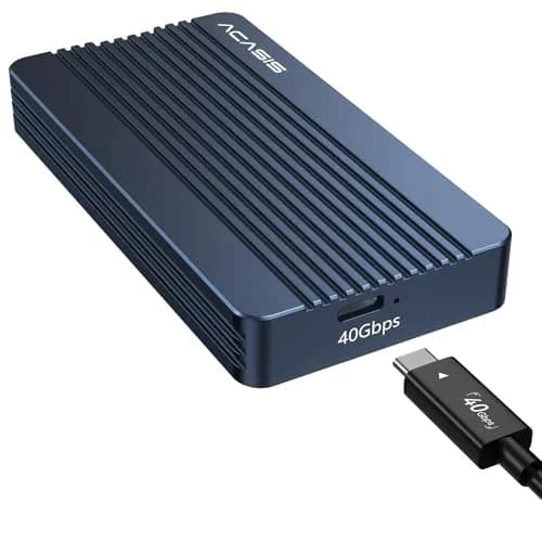 FREEGENE ACASIS 40Gbps M.2 NVMe SSD Enclosure, TBU 405 for M1 M2 Pro/Max | USB4/3.2/3.1/3.0/2.0 Support thumbnail 1