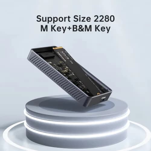 FREEGENE ACASIS 40Gbps M.2 NVMe SSD Enclosure, TBU 405 for M1 M2 Pro/Max | USB4/3.2/3.1/3.0/2.0 Support thumbnail 7