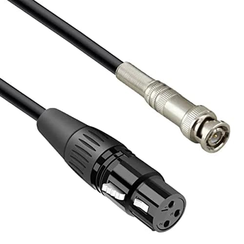 Gotor Silver Plated BNC to XLR Female Cable 1.51 m (4.95 Feet) | Balanced Audio Signal Transfer thumbnail 1