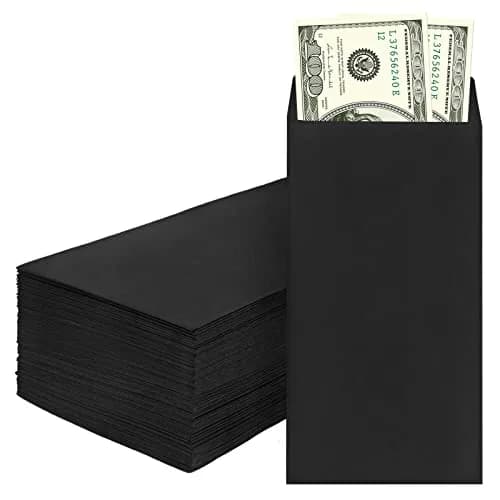 Swesara 200 Pack Cash Envelopes for Budgeting | Large Self-Adhesive Money Envelopes for Cash & Coins thumbnail 1