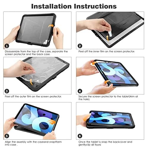DTTO Case for iPad (A16) 11th/10th Gen 11.9 Inch | Shockproof & Screen Protector thumbnail 7