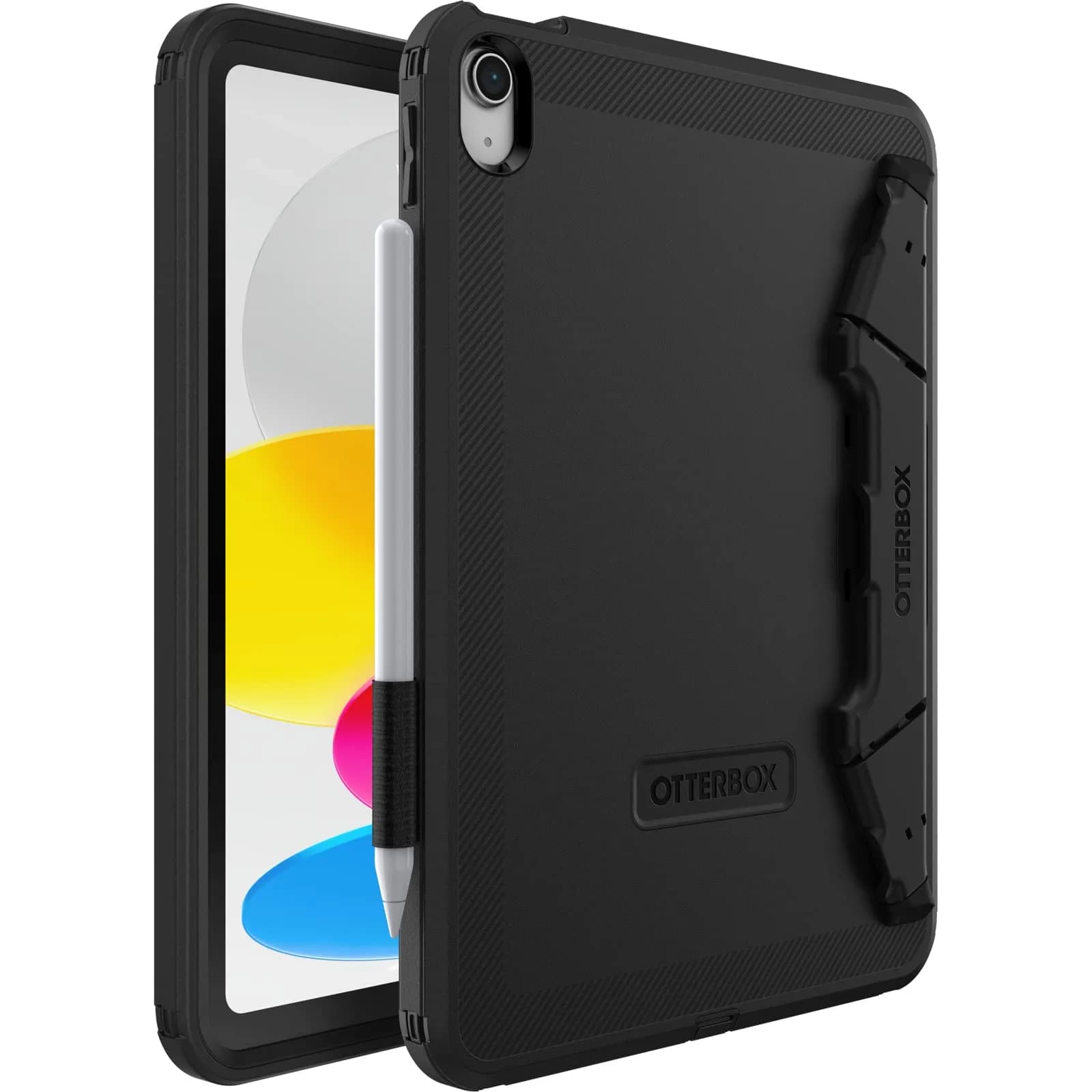OtterBox Defender Case for iPad 10th Gen (10.9-inch) with Stand & Pencil Holder | Black