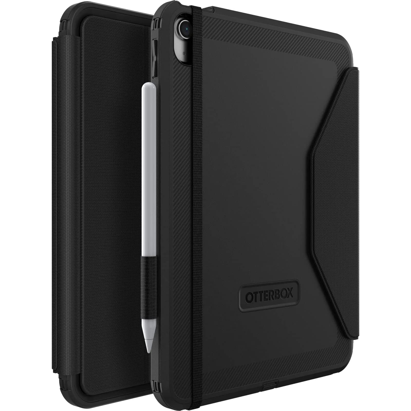 OtterBox Defender Series Case for iPad 10th Gen & A16 - Black | Rugged Drop Protection with Kickstand — Case+Folio