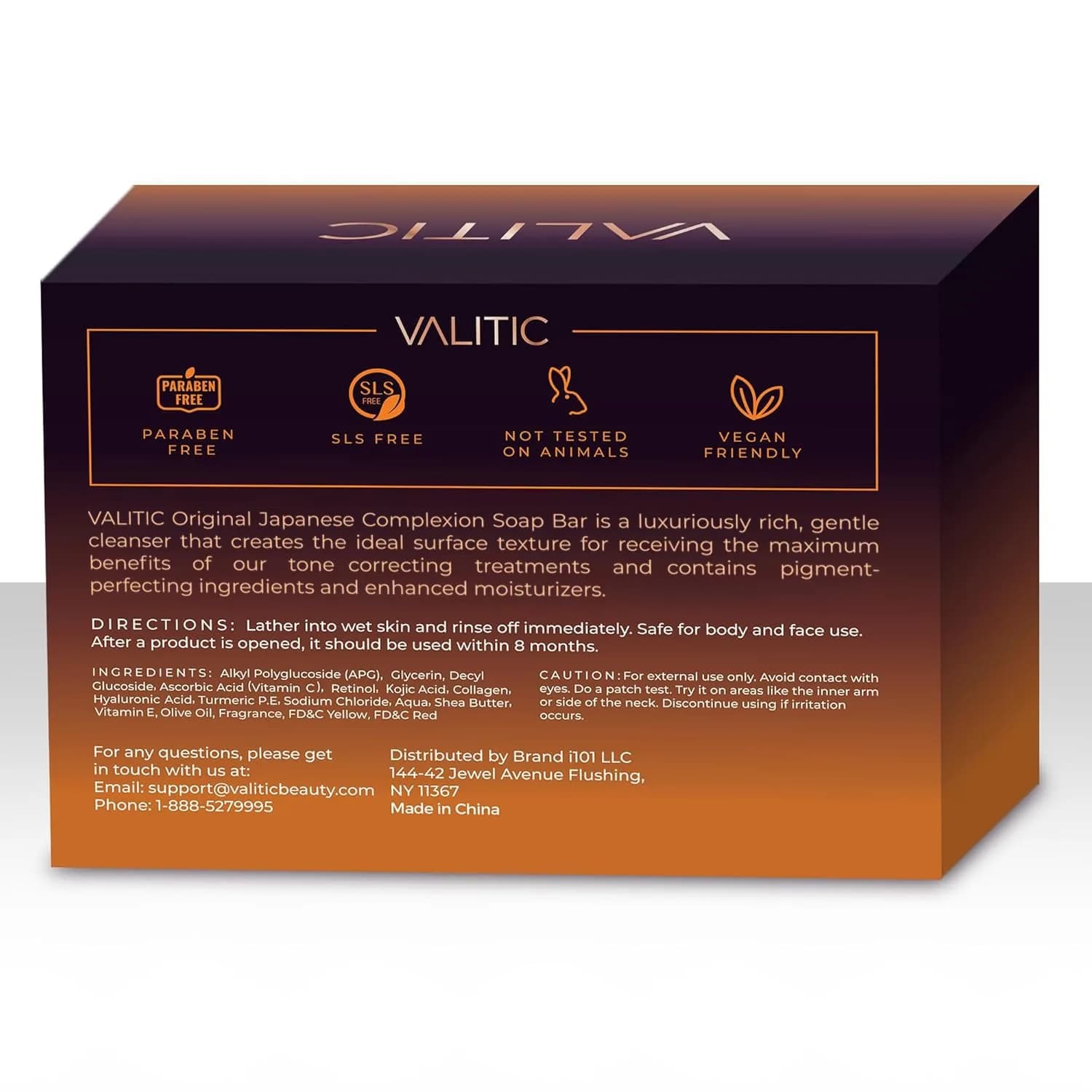 VALITIC Kojic Acid Soap Bars 200g (7 Oz) 2 Pack with Soap Holder for Even Tone - view 3