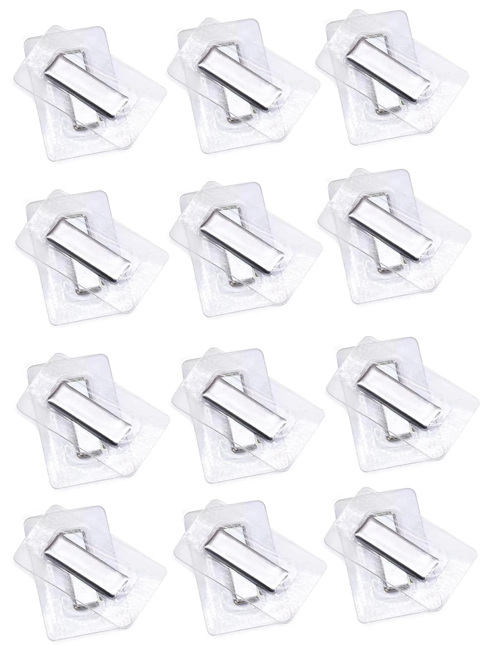 XILEWHZF Hidden Sew Magnetic Snaps (12 Pairs, 25x10mm Magnets) | Invisible Purse Closure Fasteners for DIY Crafts - main product image