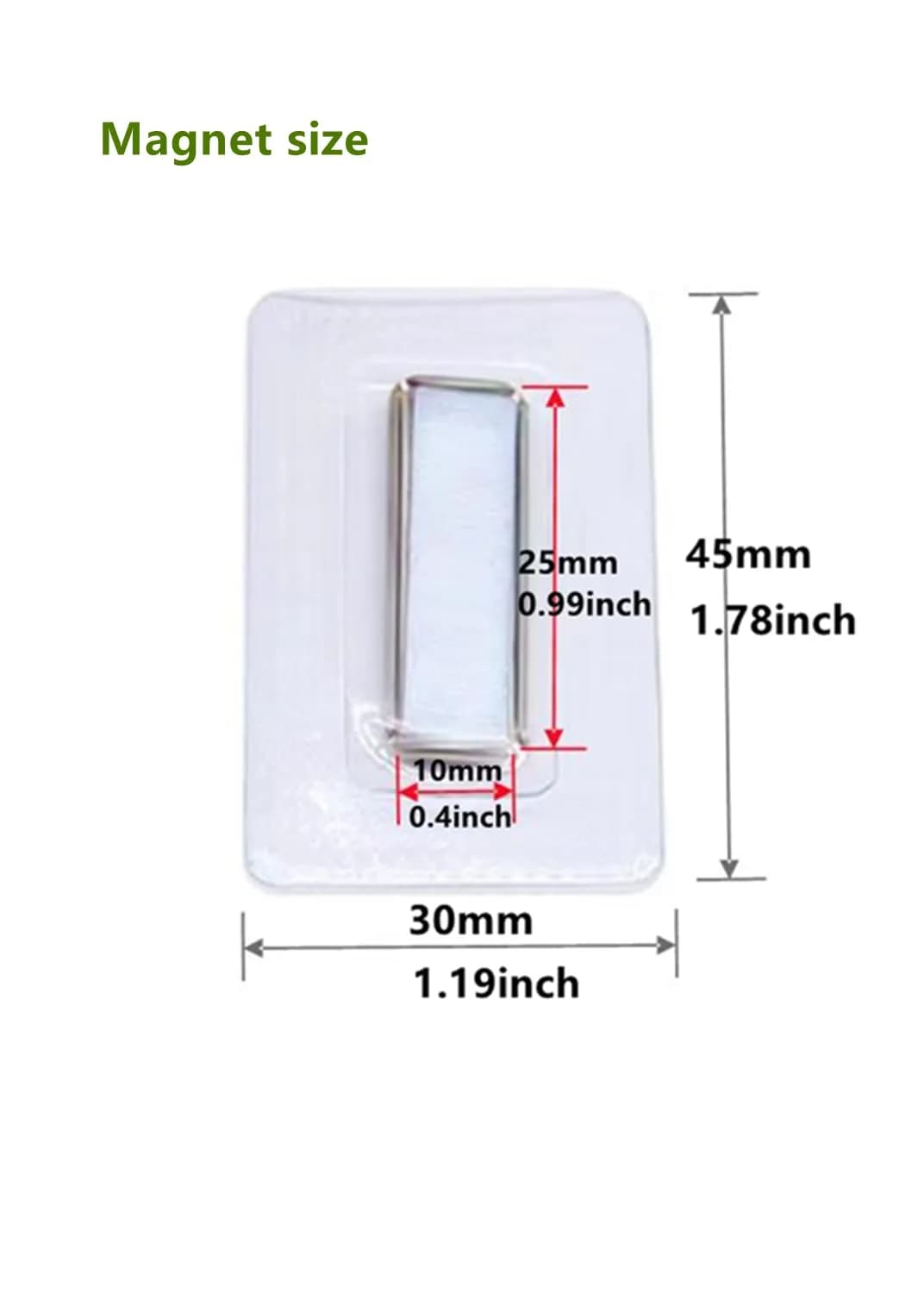 XILEWHZF Hidden Sew Magnetic Snaps (12 Pairs, 25x10mm Magnets) | Invisible Purse Closure Fasteners for DIY Crafts - view 2