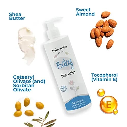 Baby Jolie Baby Bath 2 Pieces Bundle - 1 Body Lotion + 1 2 In 1 Hair And Body Wash | Gentle, Hypoallergenic, for Newborns thumbnail 5