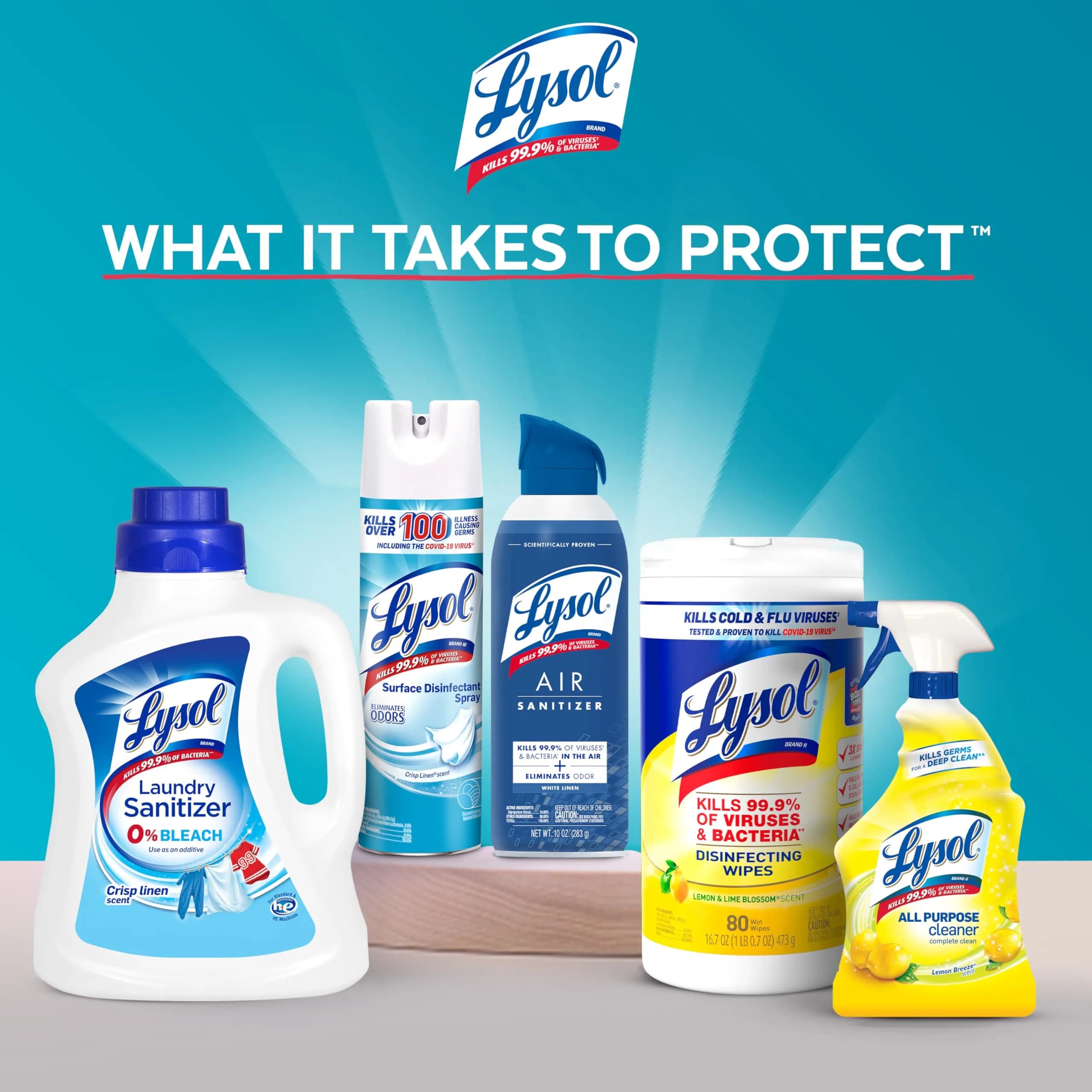 Lysol All Purpose Cleaner Spray in Refreshing Coconut & Sea Minerals Scent, 32 Fl Oz Bottle | Kills 99.9% of Viruses & Bacteria - view 6