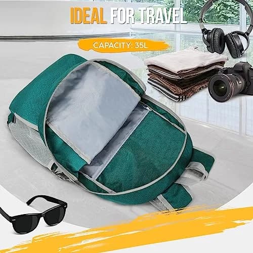 ZOMAKE Lightweight Packable Backpack 35L Water Resistant Foldable Day Pack | Compact, Durable & Ideal for Travel thumbnail 4