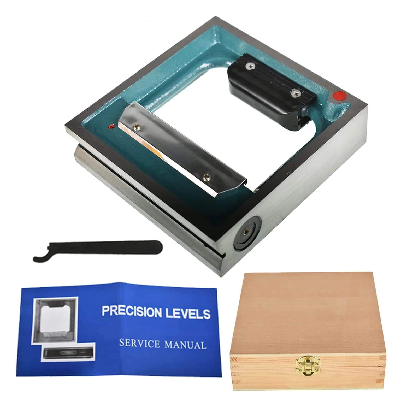mitoharet 6x1-1/2x 6 In Precision Machinst Spirit Level | Accurate Carbon Steel Level for Home & Workshop